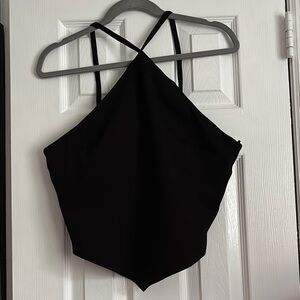 eri & ali Anthrpology black halter